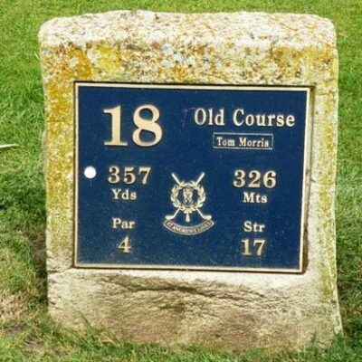 Tee 18 Old Course St Andrews