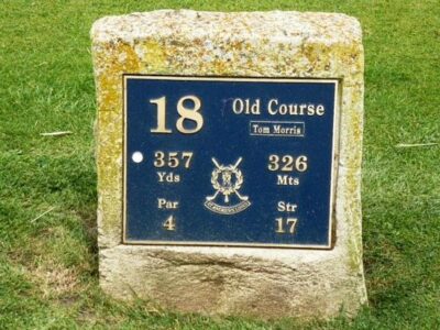 Tee 18 Old Course St Andrews