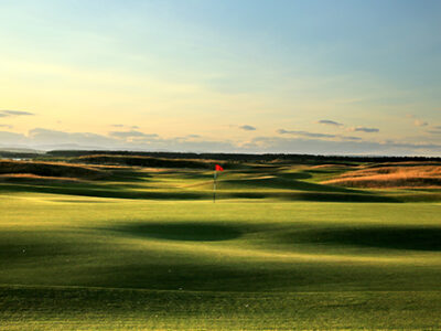 ST ANDREWS, UNITED KINGDOM - JULY 29:  A view from behind the green on the par 4, 12th hole with the 11th green in the distance on the Old Course at St Andrews venue for The Open Championship in 2015, on July 29, 2014 in St Andrews, Scotland.  (Photo by David Cannon/Getty Images)