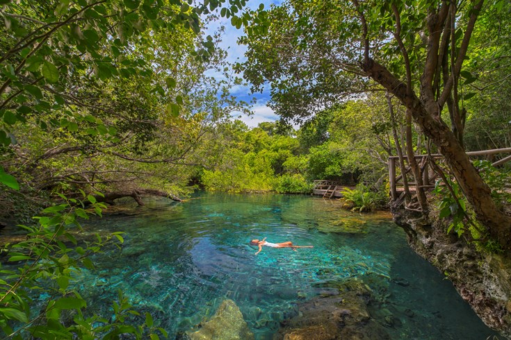 Tortuga Bay natural pool